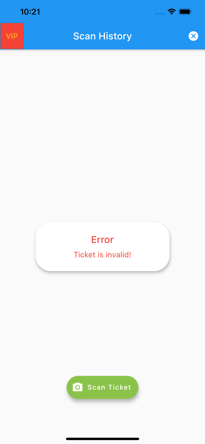 GlobalFest Ticket Scanner