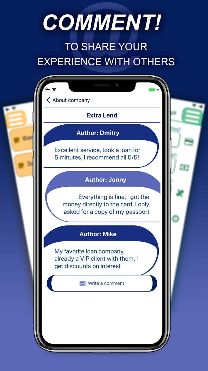 Loan, cash, borrow - assistant