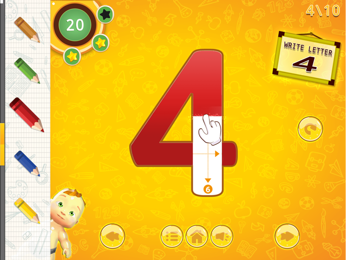 ABC Kids Letter Tracing Game