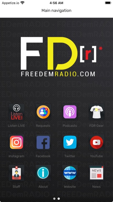 How to cancel & delete FreeDemRadio from iphone & ipad 1