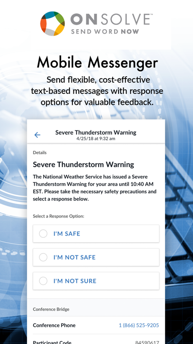 OnSolve Send Word Now Mobile screenshot 3