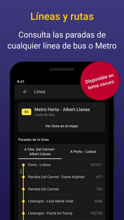 Barcelona Bus Metro - Llegadas