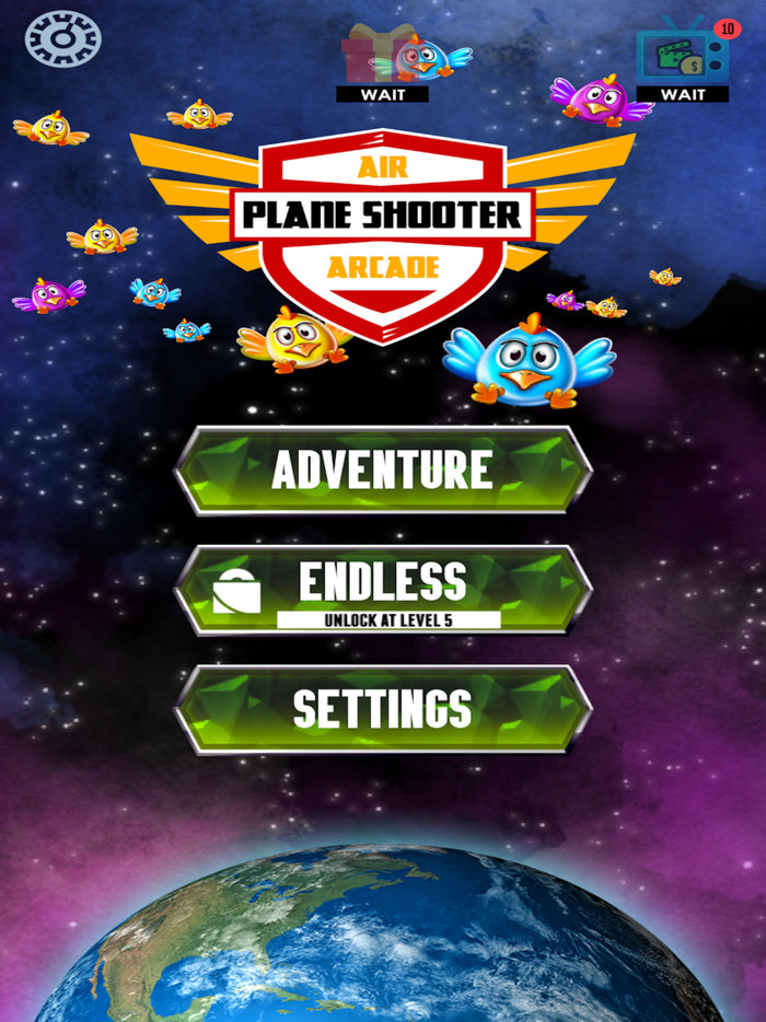 Airplane Space Shooter Galaxy