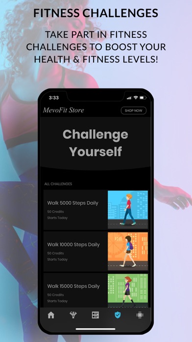 MevoFit Fitness Tracker App screenshot 4