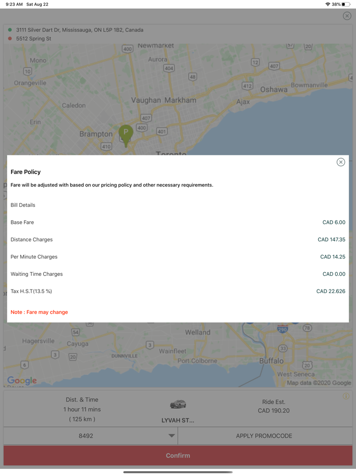 LYVAH - Book a ride instantly