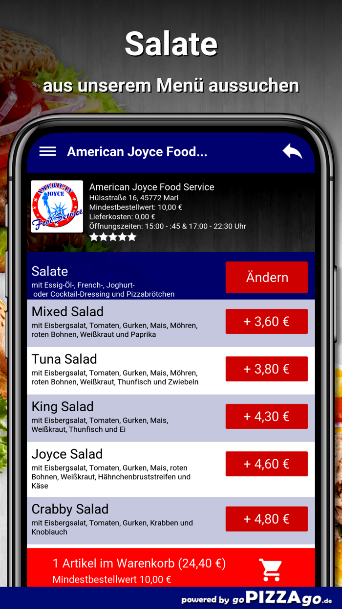 American Joyce Food Marl