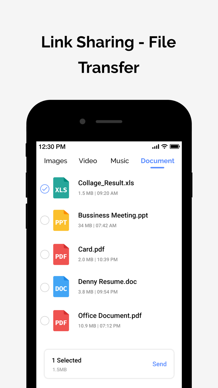 Link Sharing - File Transfer