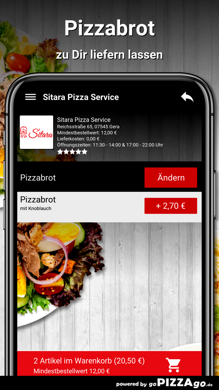 Sitara Pizza Service Gera