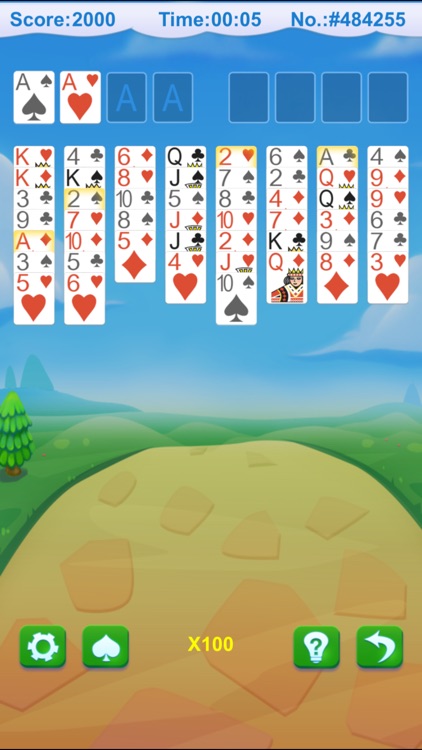 `FreeCell Solitaire.