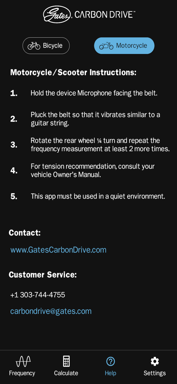 Carbon Drive皮带张力测量工具