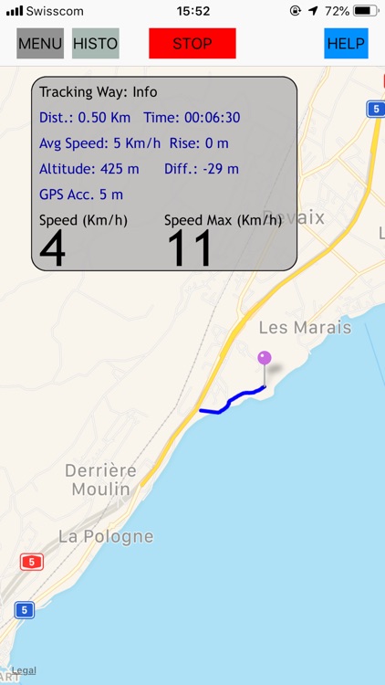 GPS tracking, Speed, Compass screenshot-0