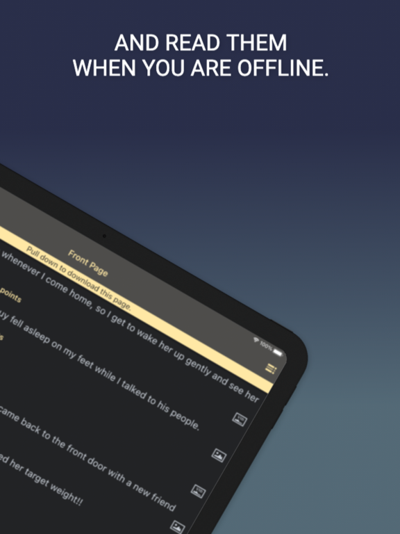 Screenshot #6 pour Offline Reader for reddit