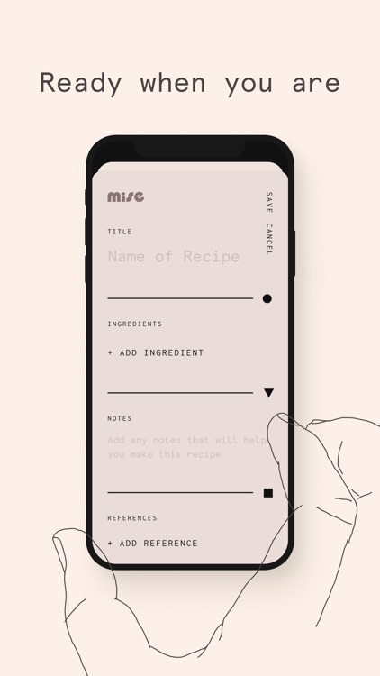 Mise: A minimalist recipe box screenshot-7