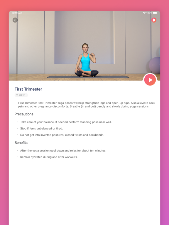 Prenatal Yoga Pro - Exercise screenshot 2