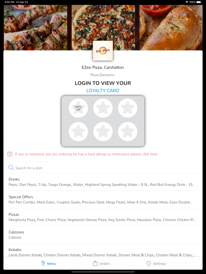 EZee Pizza, Carshalton