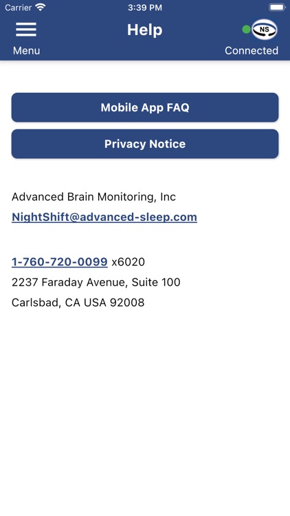 Monitor de apneia - Night Shift™ - Advanced Brain Monitoring