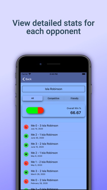 Result Log - Save Your Results