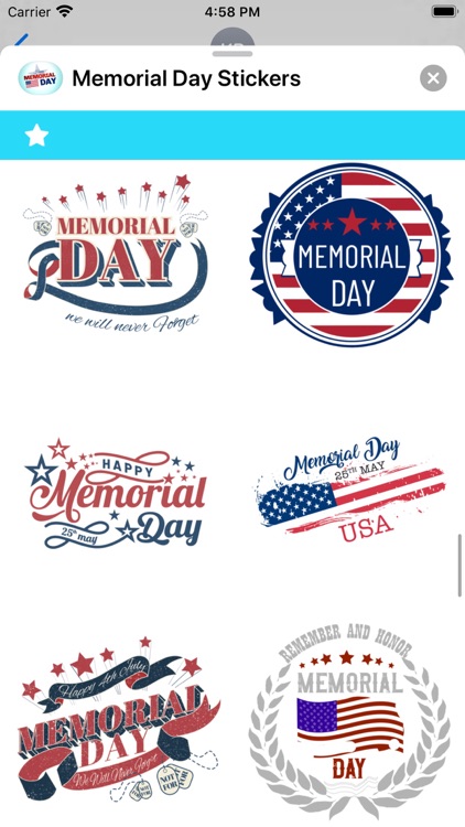 Memorial Day Stickers screenshot-8