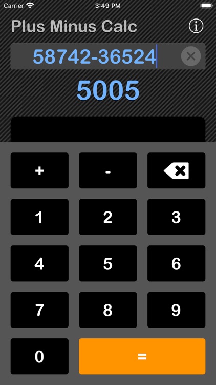 Plus Minus Calculator