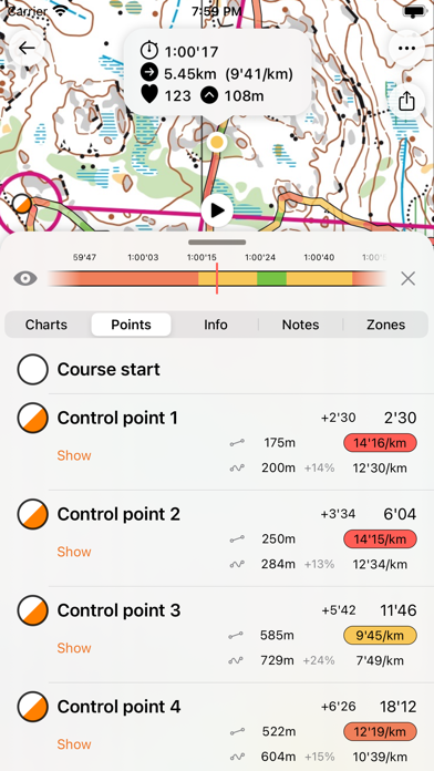 Control Orienteering Analysis screenshot 3
