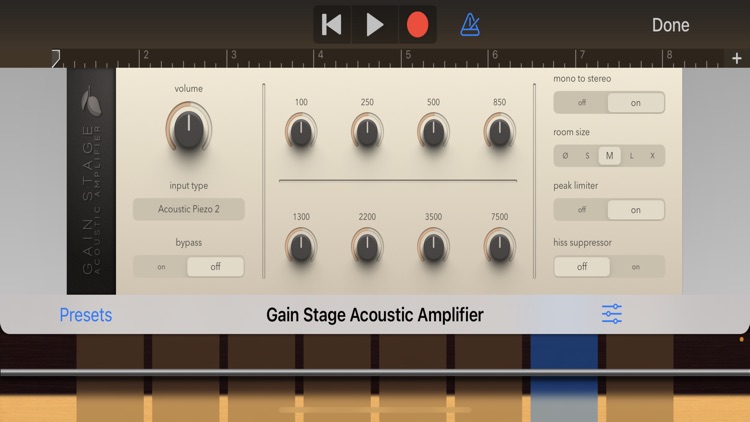 Gain Stage Acoustic