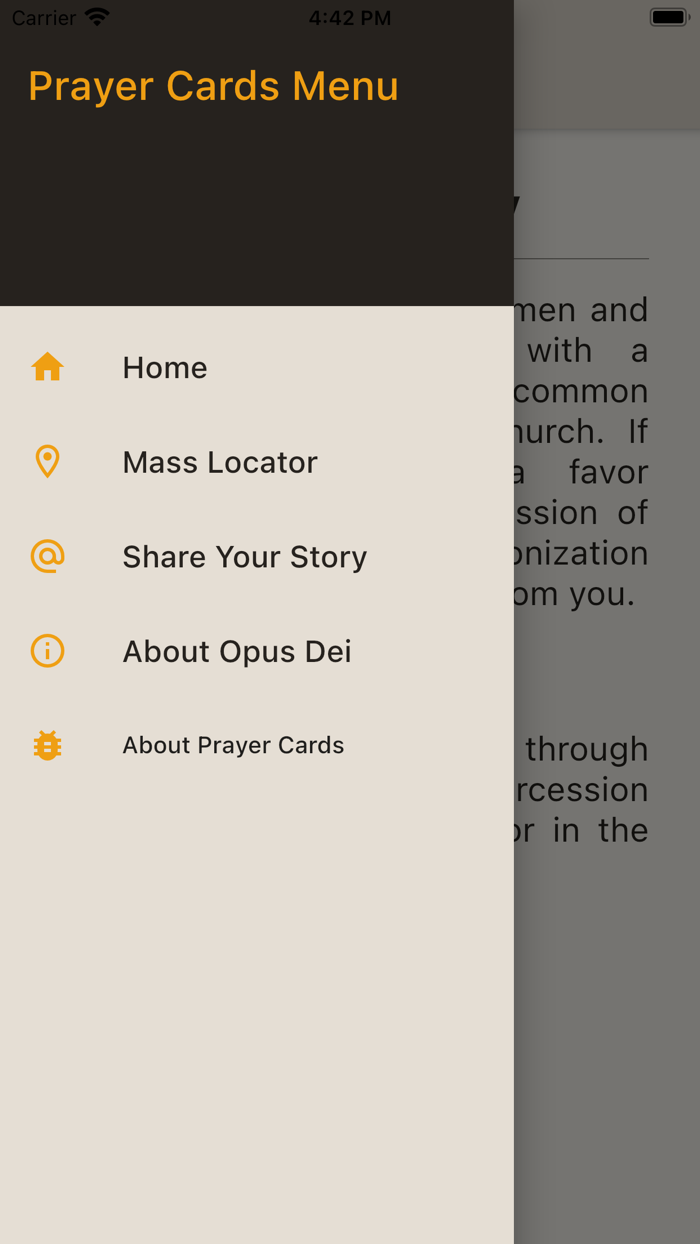 Opus Dei Prayer Cards