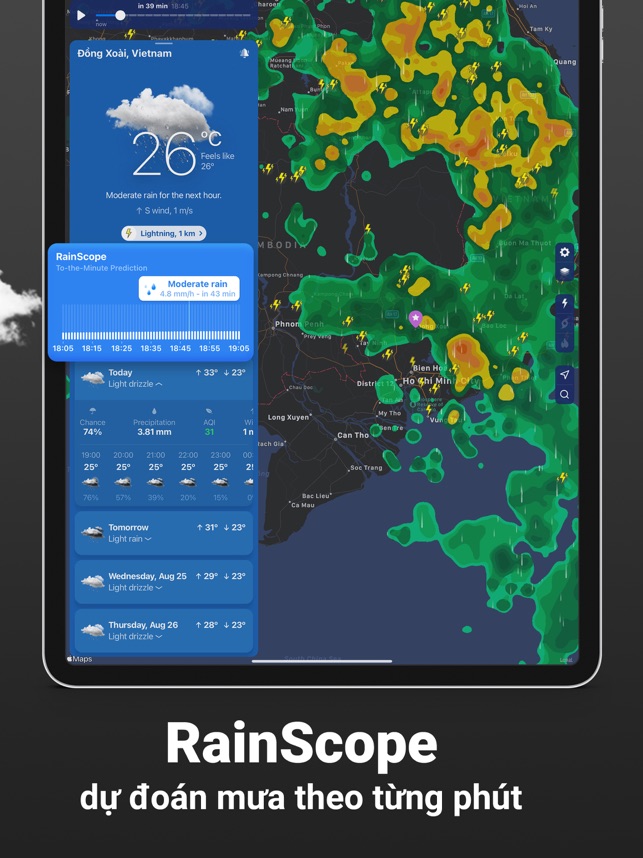 Clime: Radar Thời tiết