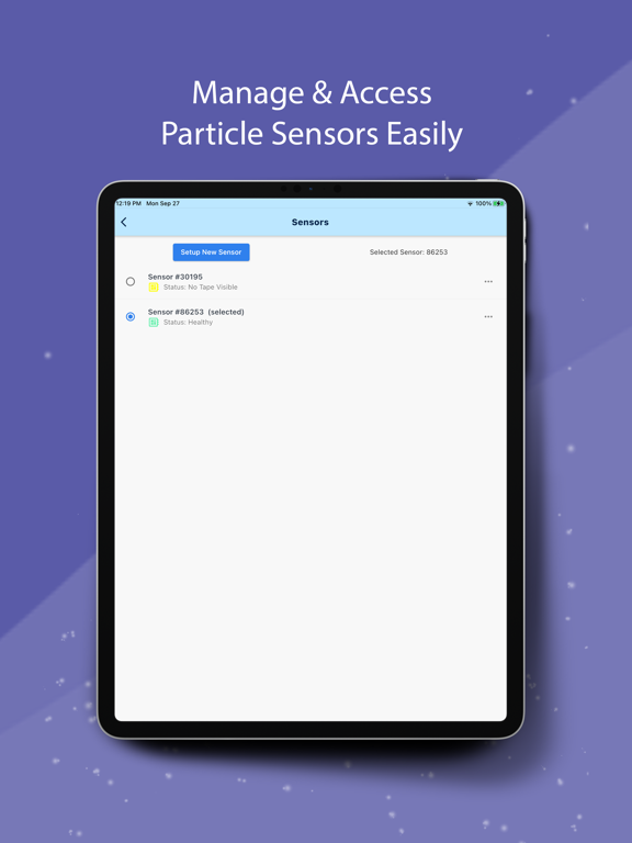 ParticleSense - Sensor Manager screenshot 2