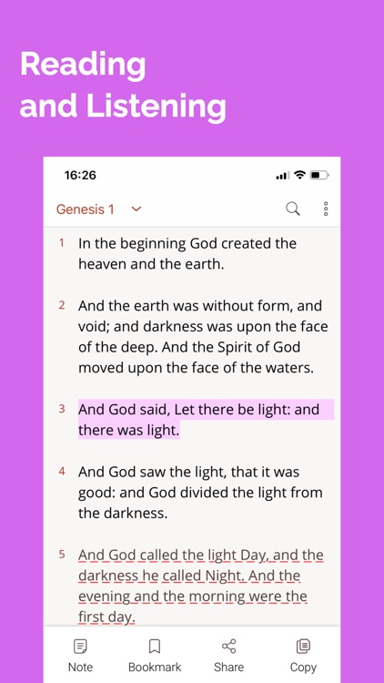 NIV Bible: Audio Bible Offline screenshot-7