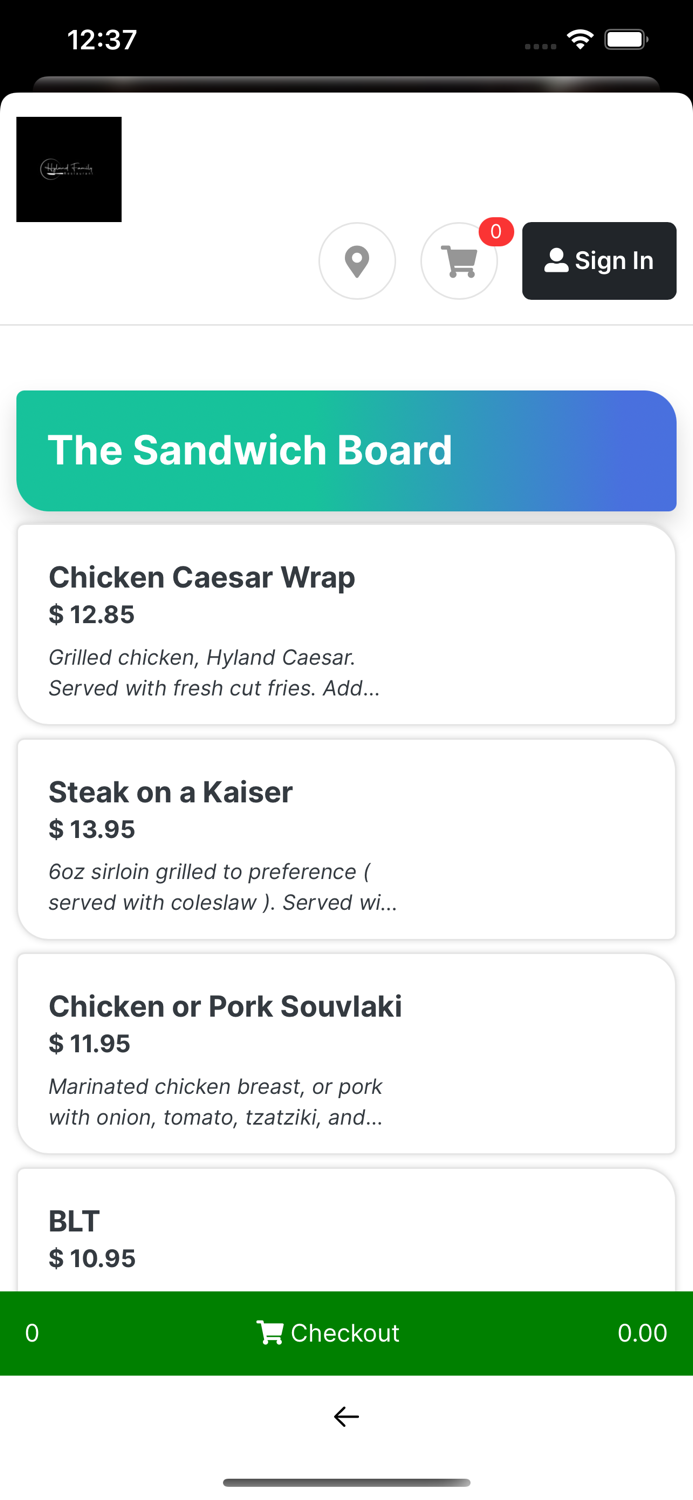 Hyland Family Restaurant