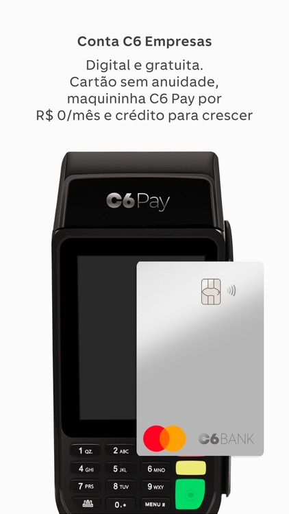 C6 Bank: Cartão, conta e mais!