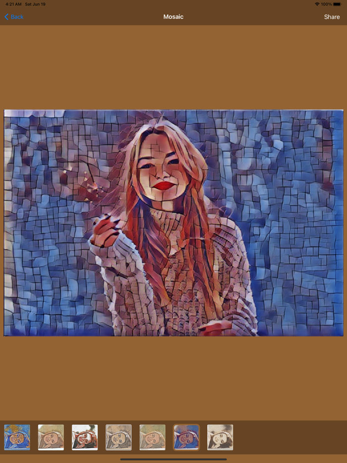 AI Artist Face Cartoon Photo