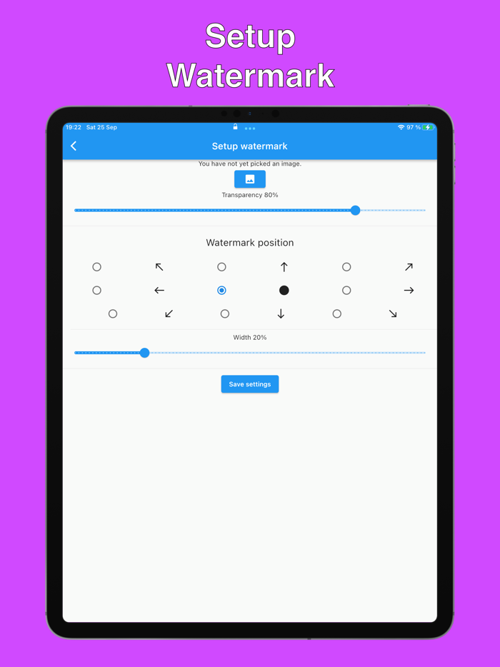 Wmark App - add watermark