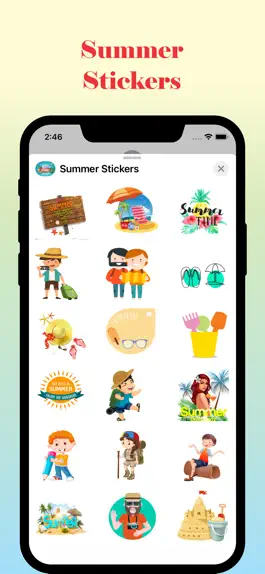 Game screenshot Summer Beach Stickers hack