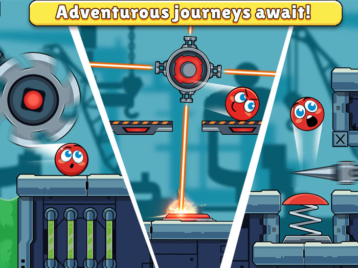 Red Bounce Ball Heroes