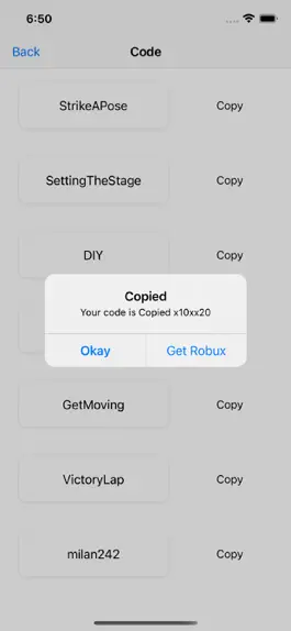 Game screenshot ROBUX Quiz - Roblox Codes hack