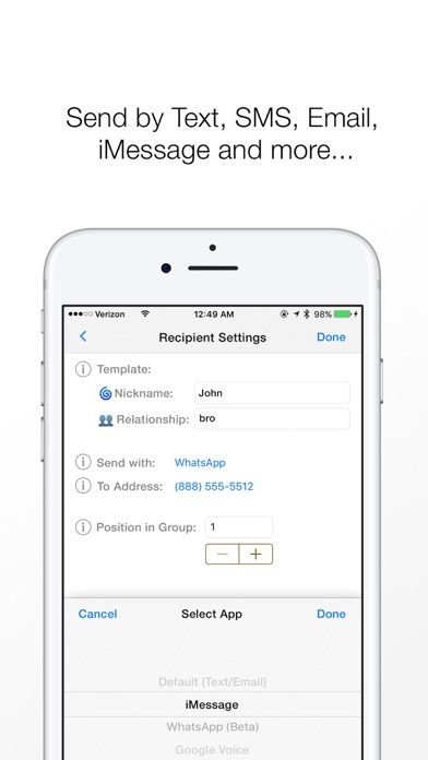 Reach: Fast SMS Text and Email