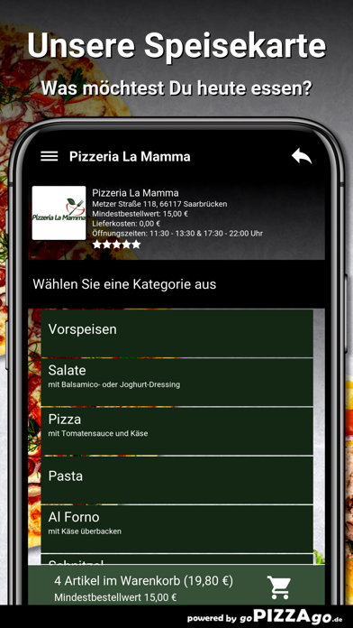 Pizzeria-La Mamma Saarbrücken screenshot 4