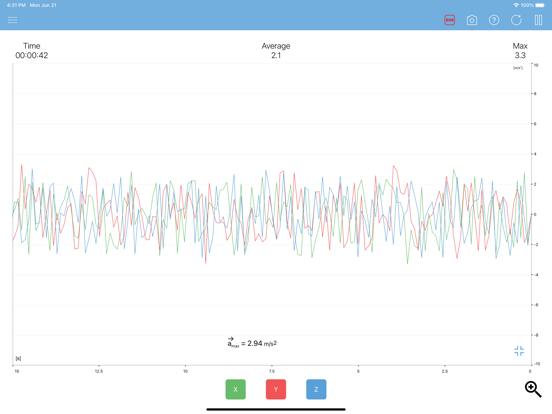 Vibration Meter, seismograph screenshot 4