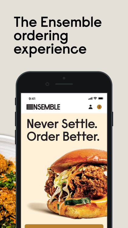 Ensemble: Food Ordering App