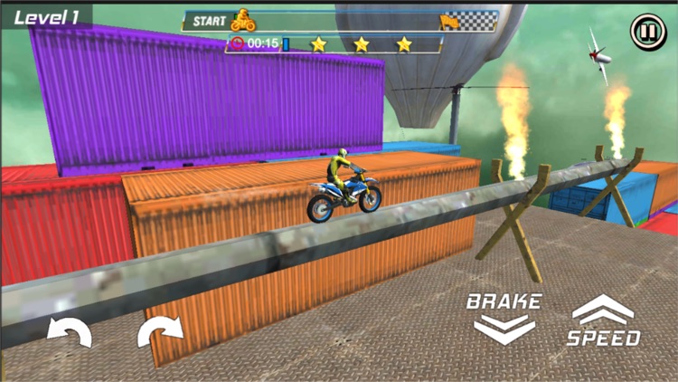 Super Moto Sky Stunt Racing 3D