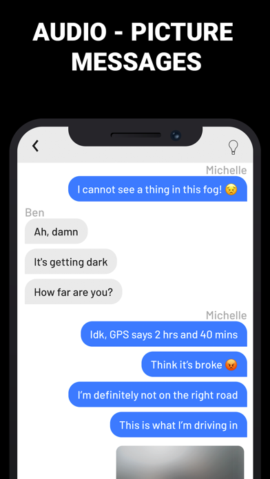 Scary Chat Stories Dark screenshot 2