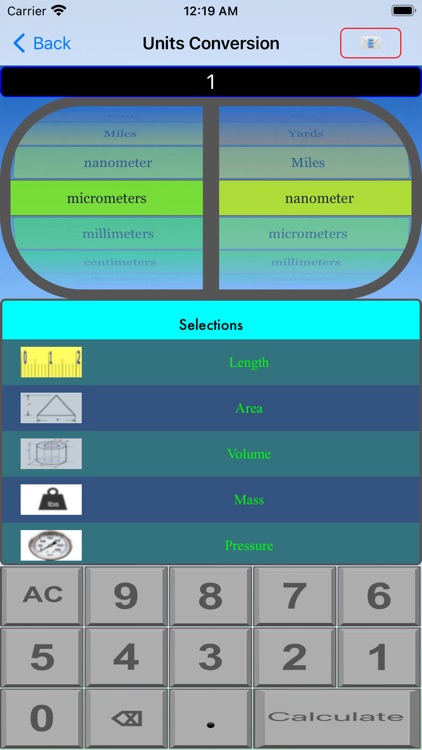 Dimensions Lite Calculator screenshot-5