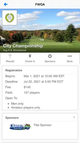 Game screenshot Fort Wayne Golf Association apk