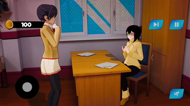 Sakura School Girl Life 3D screenshot-3