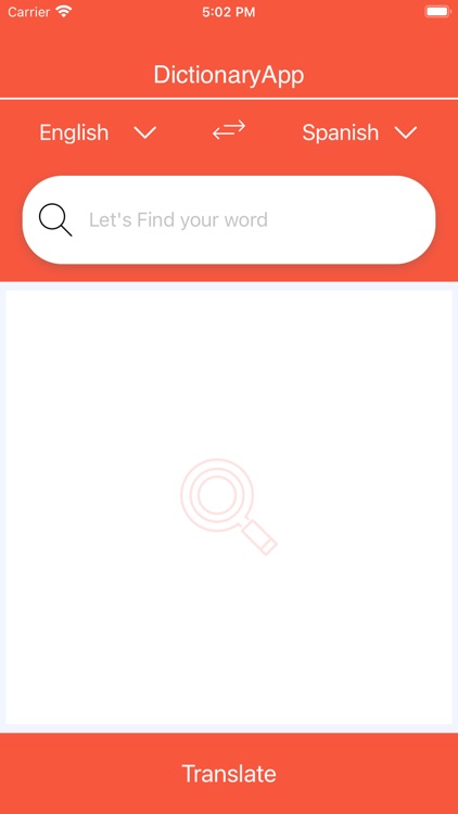 Dictionary and Translation App