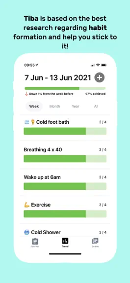 Game screenshot Tiba - Habit Tracker Companion apk