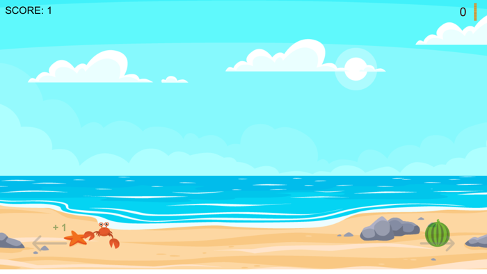 Crab Dance on the beach