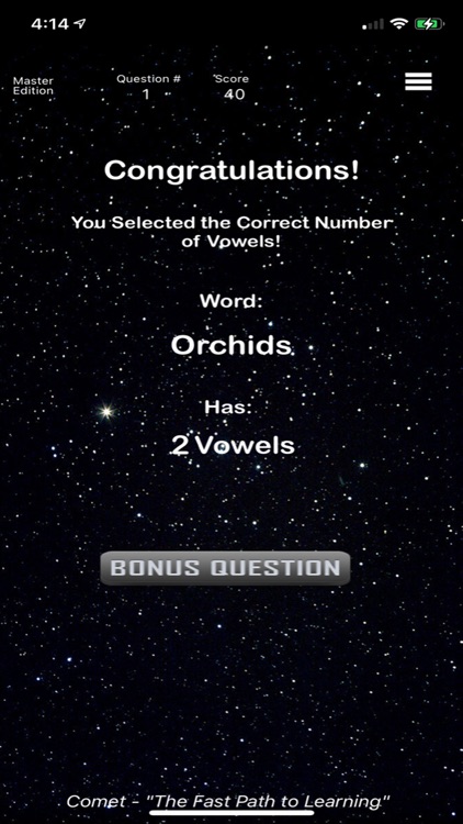 Master - Comet Spelling screenshot-3