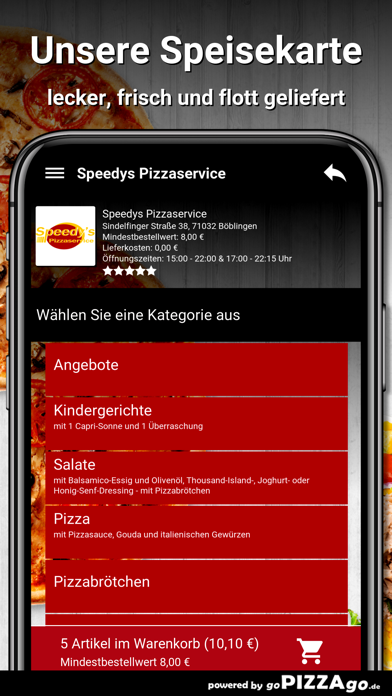 Speedys Pizzaservice Böblingen screenshot 4